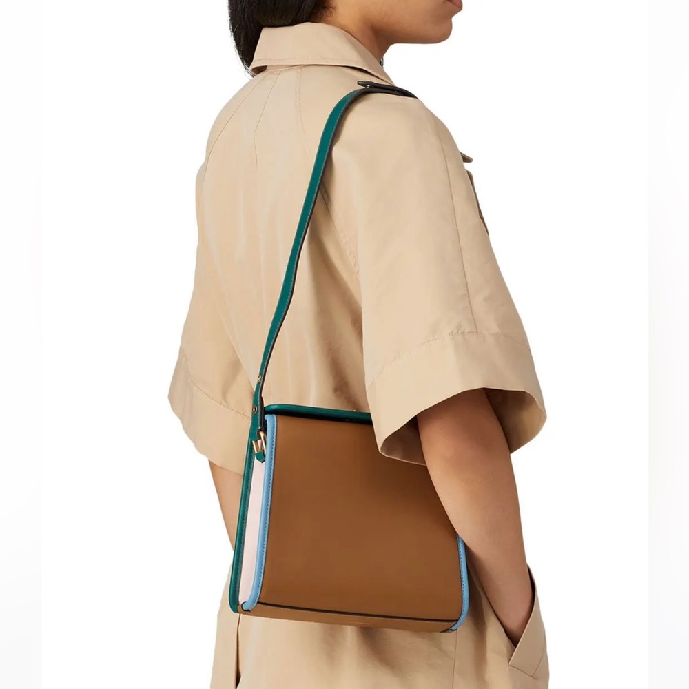 Coach Colorblock Turnlock Shoulder Bag - Picture 5 of 8